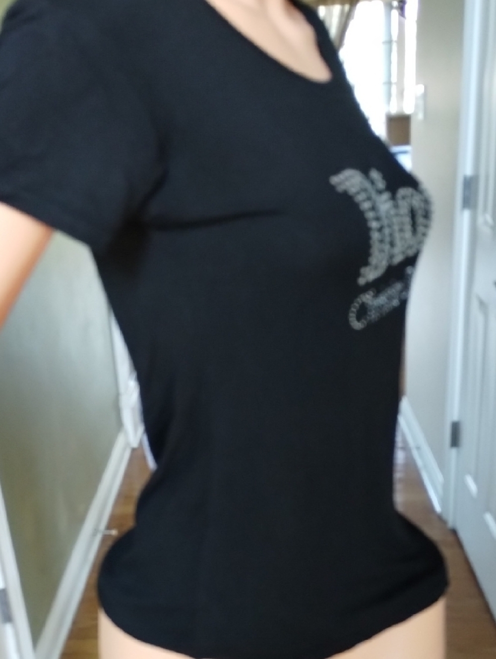 Christian Dior Black Tee with Signature Label - Picture 5 of 16